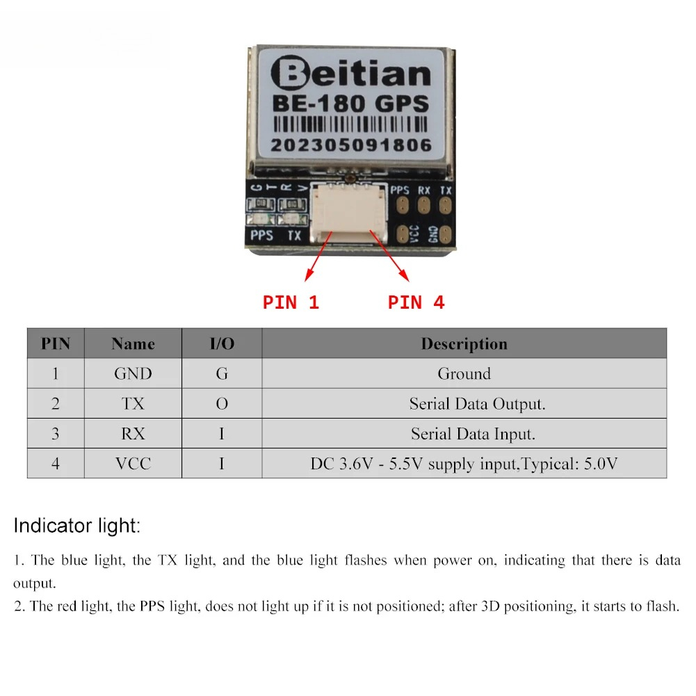 1/2/5 шт. GPS-модуль Beitian B – обзор и цена Drone Gps Module